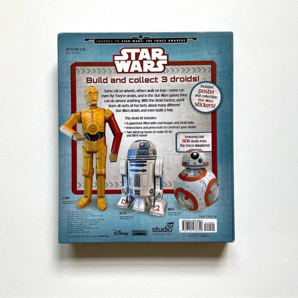 NIB Star Wars: Droid Factory Book With Stickers, Poster and Press-Outs - Picture 2 of 14
